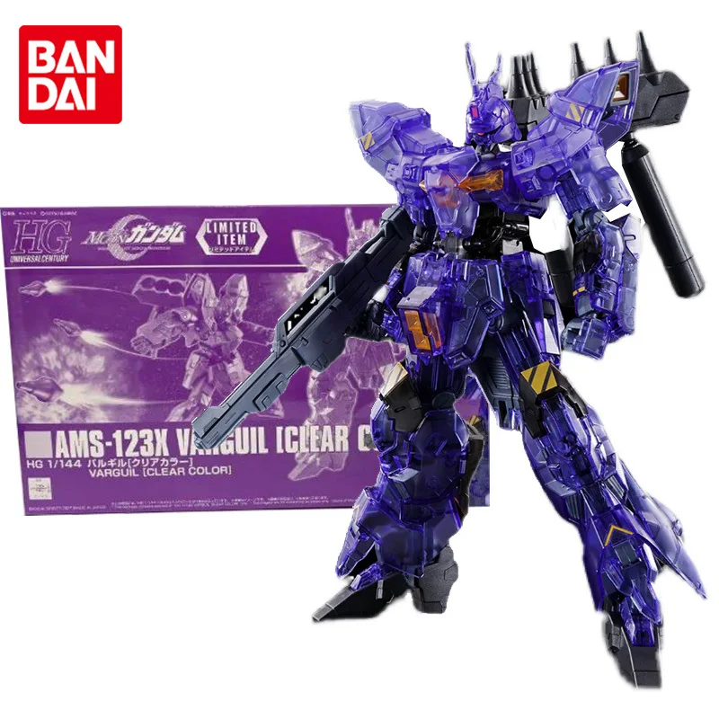 Bandai Model Gundam Rg - バンダイ本物のガンダムモデルキットアニメフィギュア RG 1/144 AMS-123X ヴァルギルクリアカラーガンプラアニメアクションフィギュアおもちゃ子供のため