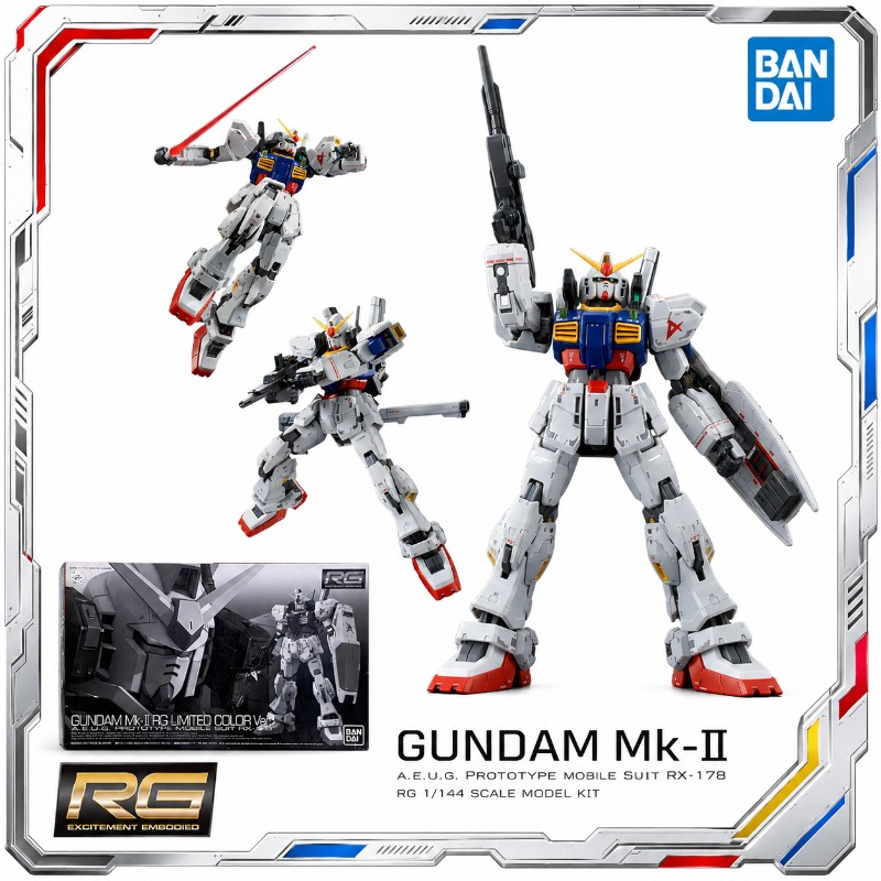 バンダイオリジナル RG 1/144 RX178 ガンダムM - Bandai Model Gundam Rg のレビューと価格