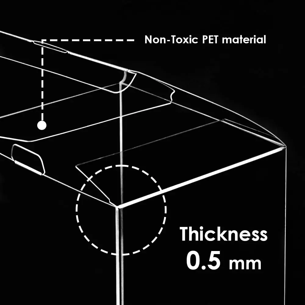 厚さ0.50mmの透明で傷に強いPETボックスプラスチックデ - Funko Pop Protector のレビューと価格
